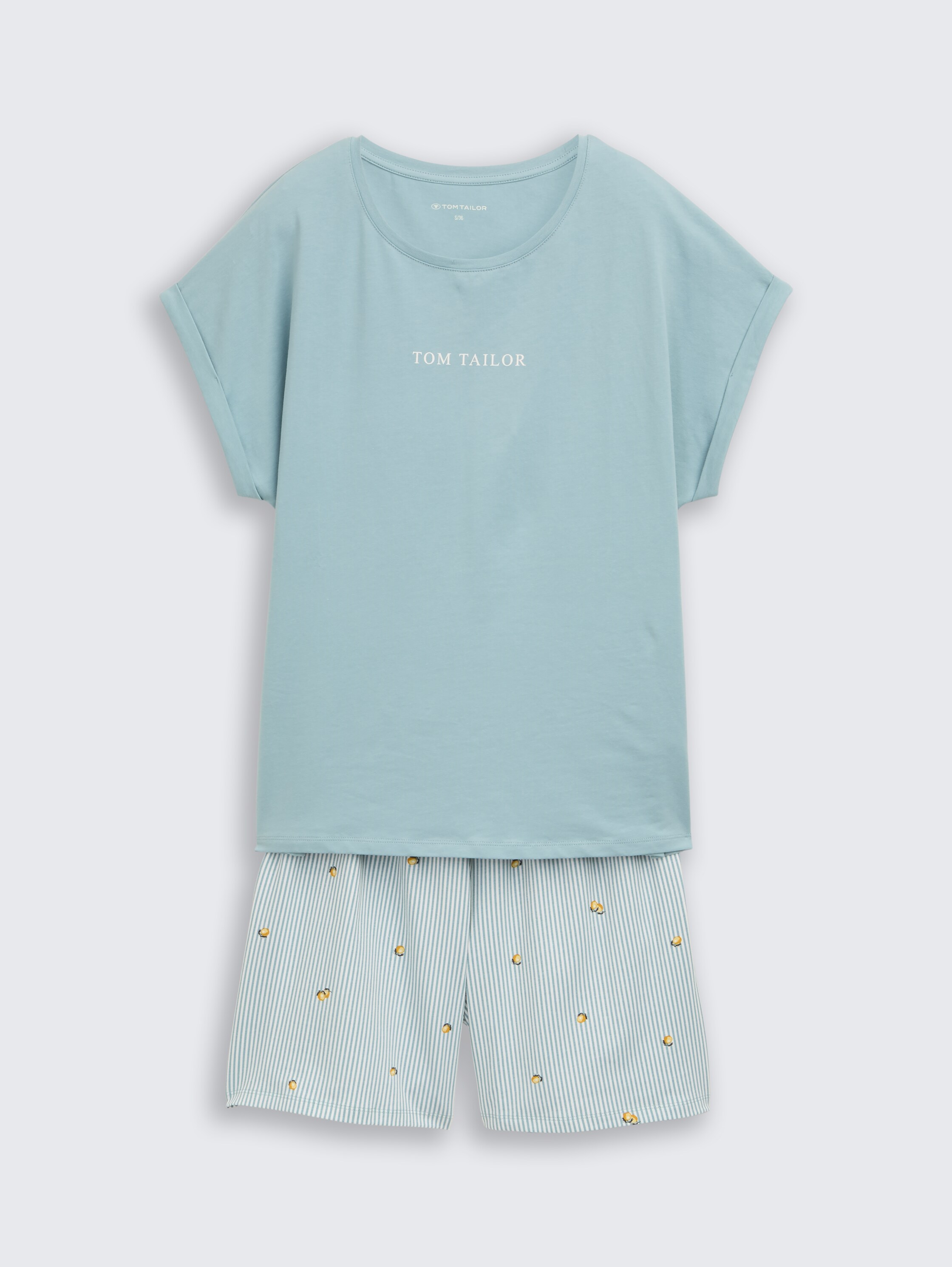 Pyjamaset met patroon - bluemediumvertical_stripe - 