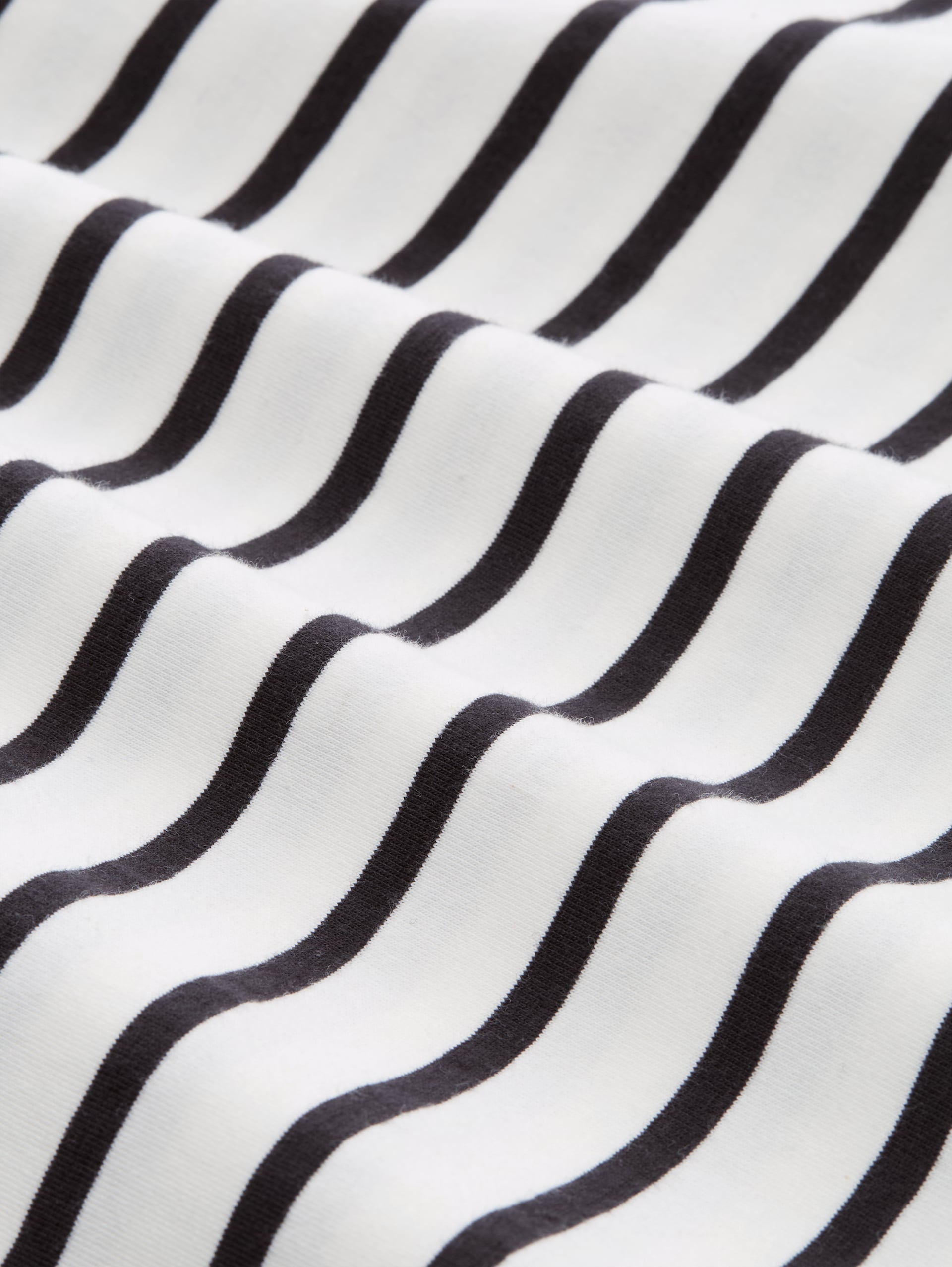 Nachthemd met streepjesmotief - white-medium-horizontal stripe - Materiaalweergave