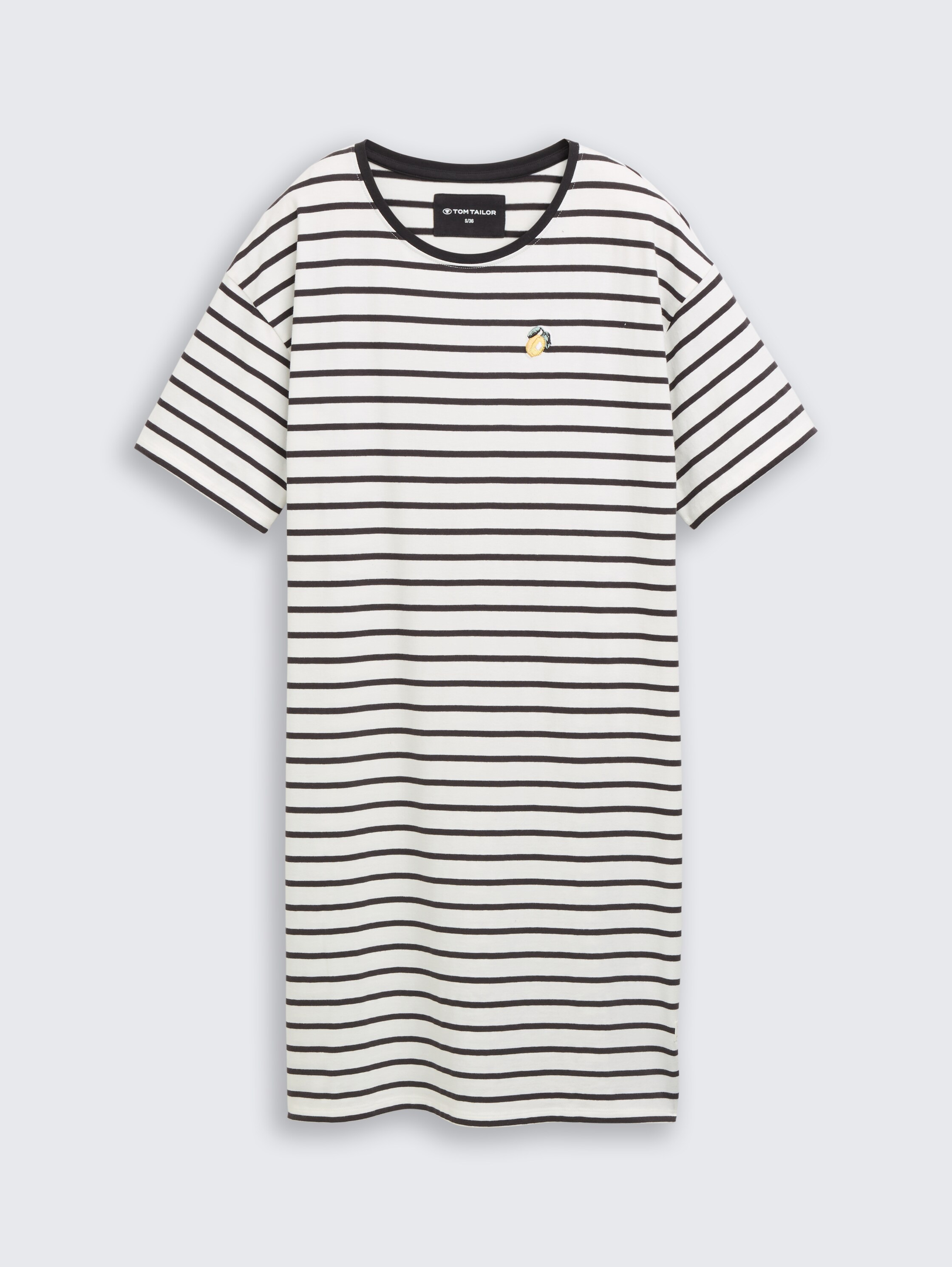 Nachthemd met streepjesmotief - whitemediumhorizontal_stripe - 