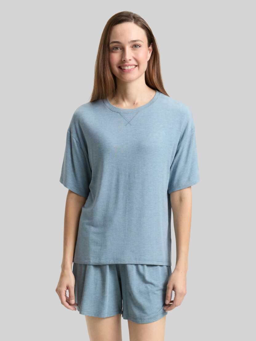 Pyjama set by Women, blue-medium-melange