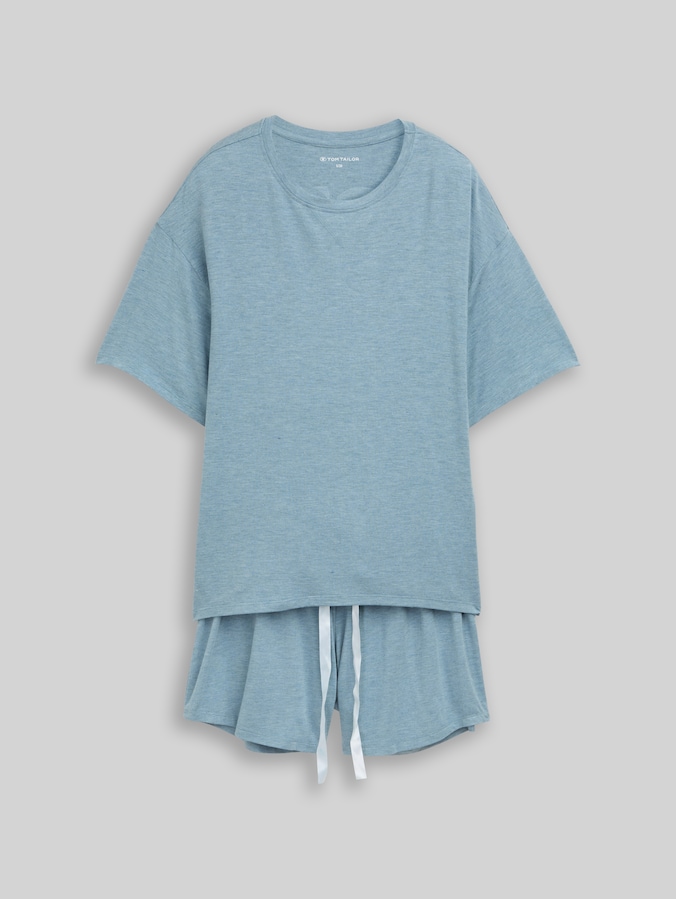 Pyjama set door Women, blue-medium-melange