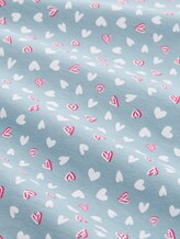 Ensemble pyjama à motif cœur - blue-medium-allover - Vue de la matière