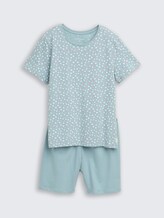 Ensemble pyjama à motif cœur - blue-medium-allover - Vue de face du produit