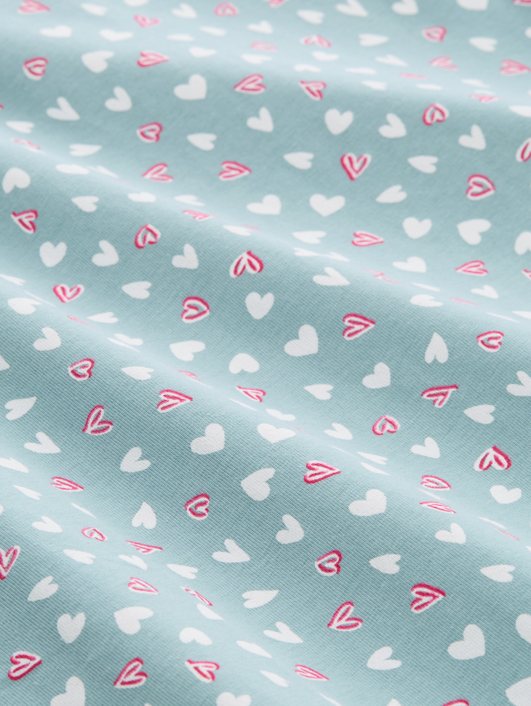 Nightdress with heart pattern - bluemediumallover - 