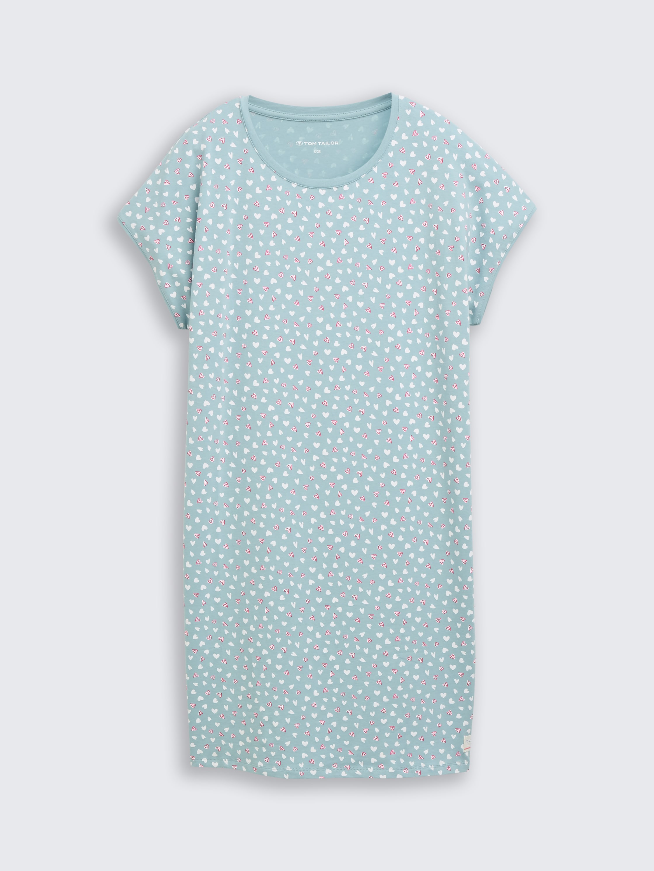 Nightdress with heart pattern - bluemediumallover - 