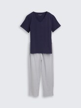 Ensemble pyjama - blue-dark-allover - Vue de face du produit