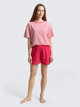 Pyjamaset met streepjesmotief - red-medium-horizontal stripe - zijaanzicht model