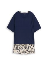 Ausgewählt, Pyjama-Set mit Muster von Tom Tailor, 