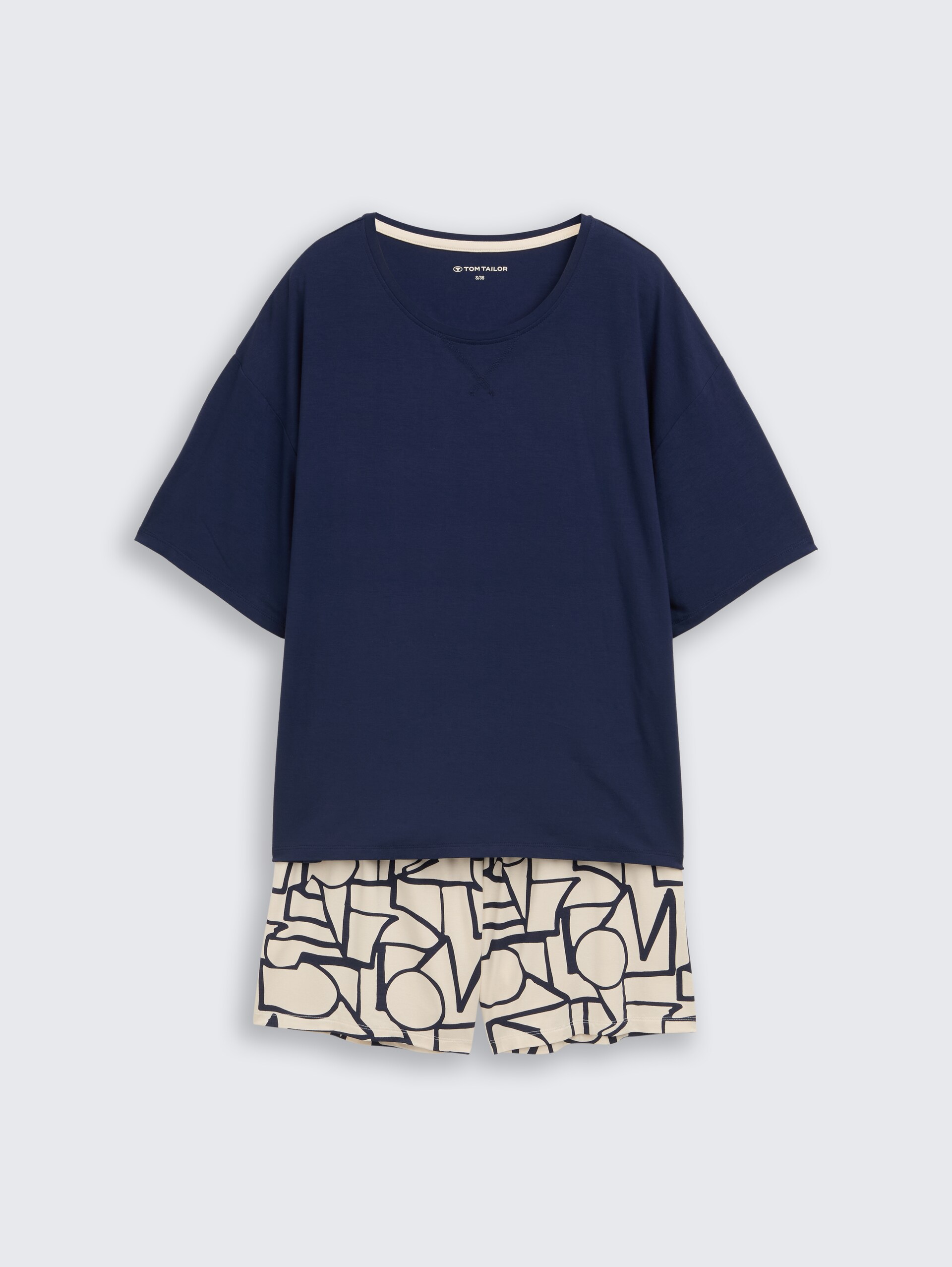 Pyjama set met motief - blue-dark-allover - Product vooraanzicht