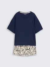 Pyjama set met motief - blue-dark-allover - Product vooraanzicht