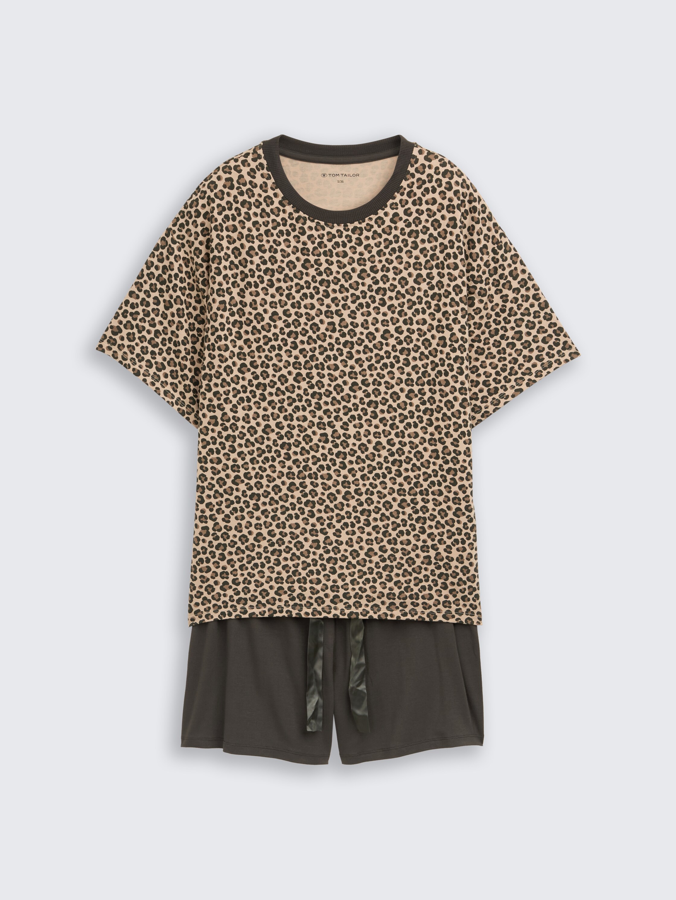 Pyjama set with leopard print - braunmittelallover - 