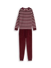 Geselecteerd, Pyjamaset van badstof door Tom Tailor, rood