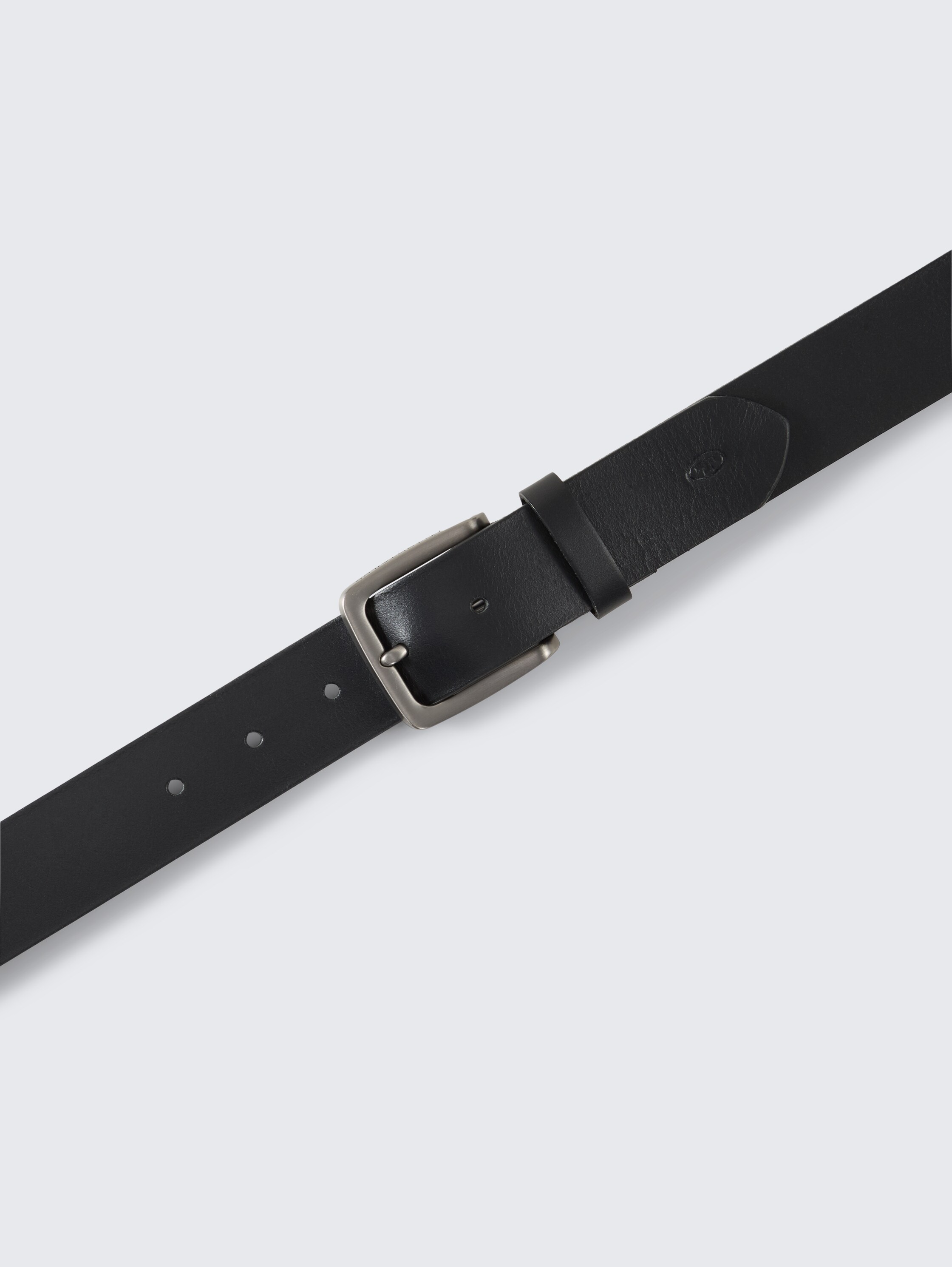 TTSCOTT leren riem met vierkante gesp - black_uni - 
