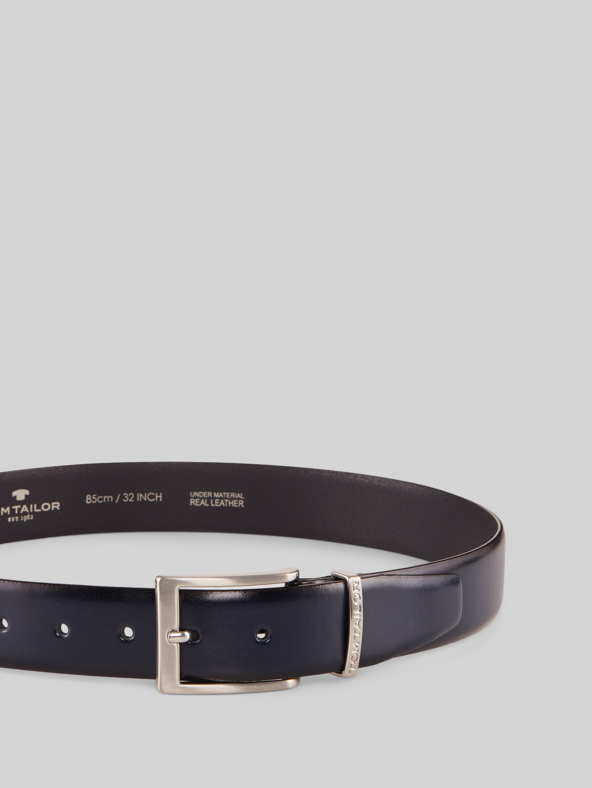 TTBILL Gürtel mit eckiger Dornschließe - navy uni - Produkt-Ansicht von oben 