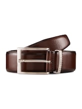 Not Selected, TTBILL belt with square pin buckle by , brown