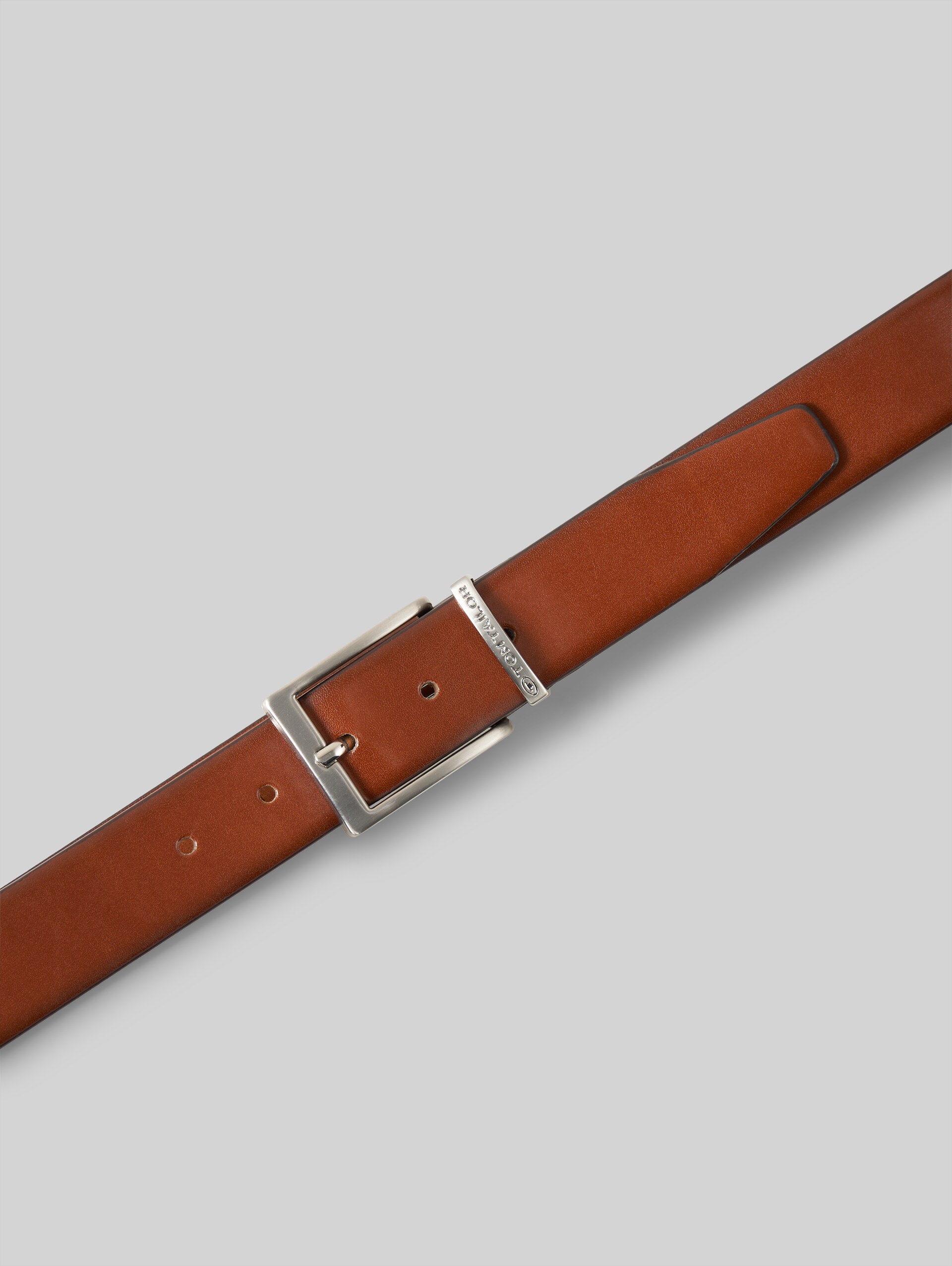 TTBILL belt with square pin buckle - light brown uni - Product view from top 