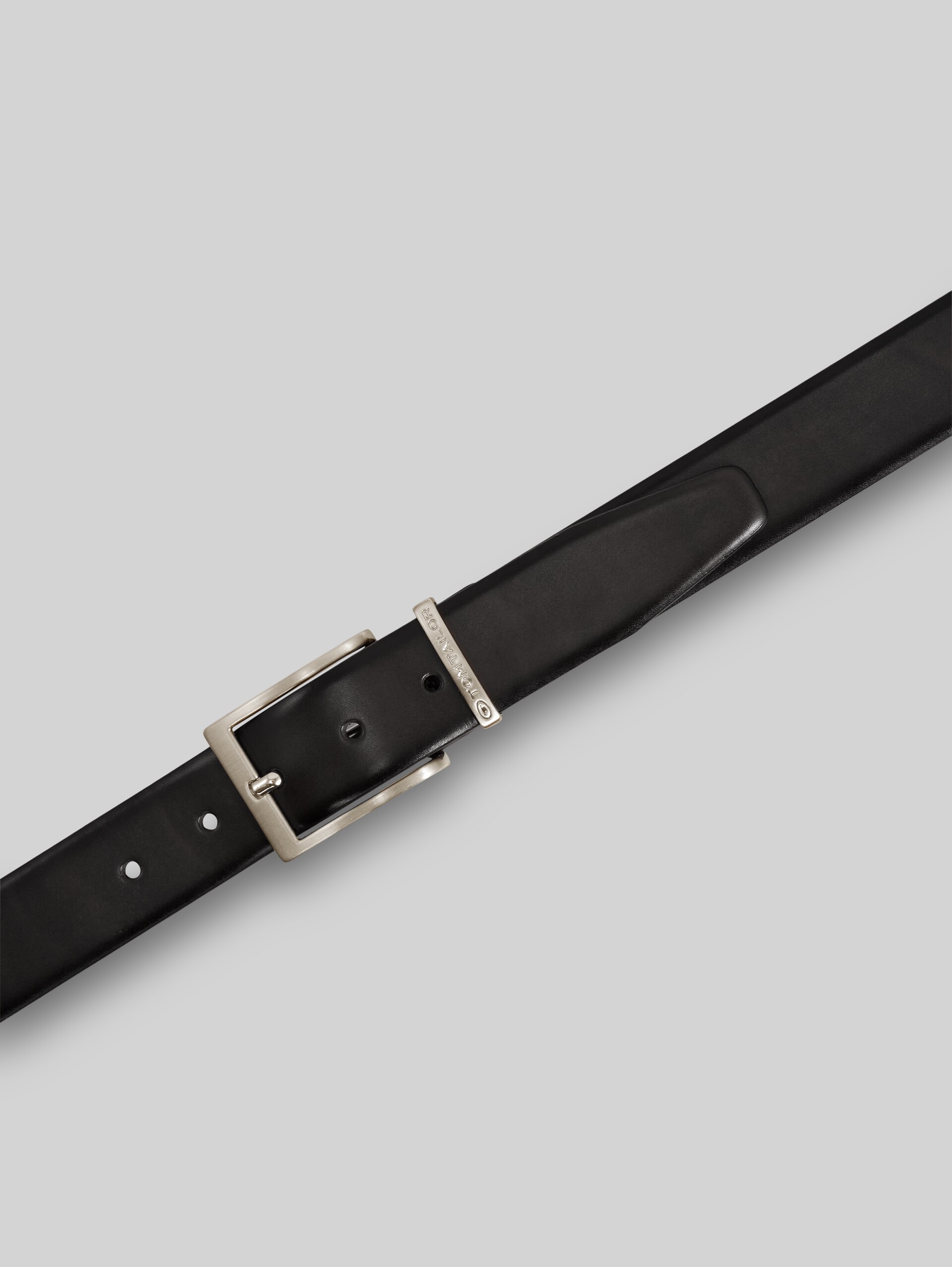 TTBILL belt with square pin buckle - black uni - Product view from top 
