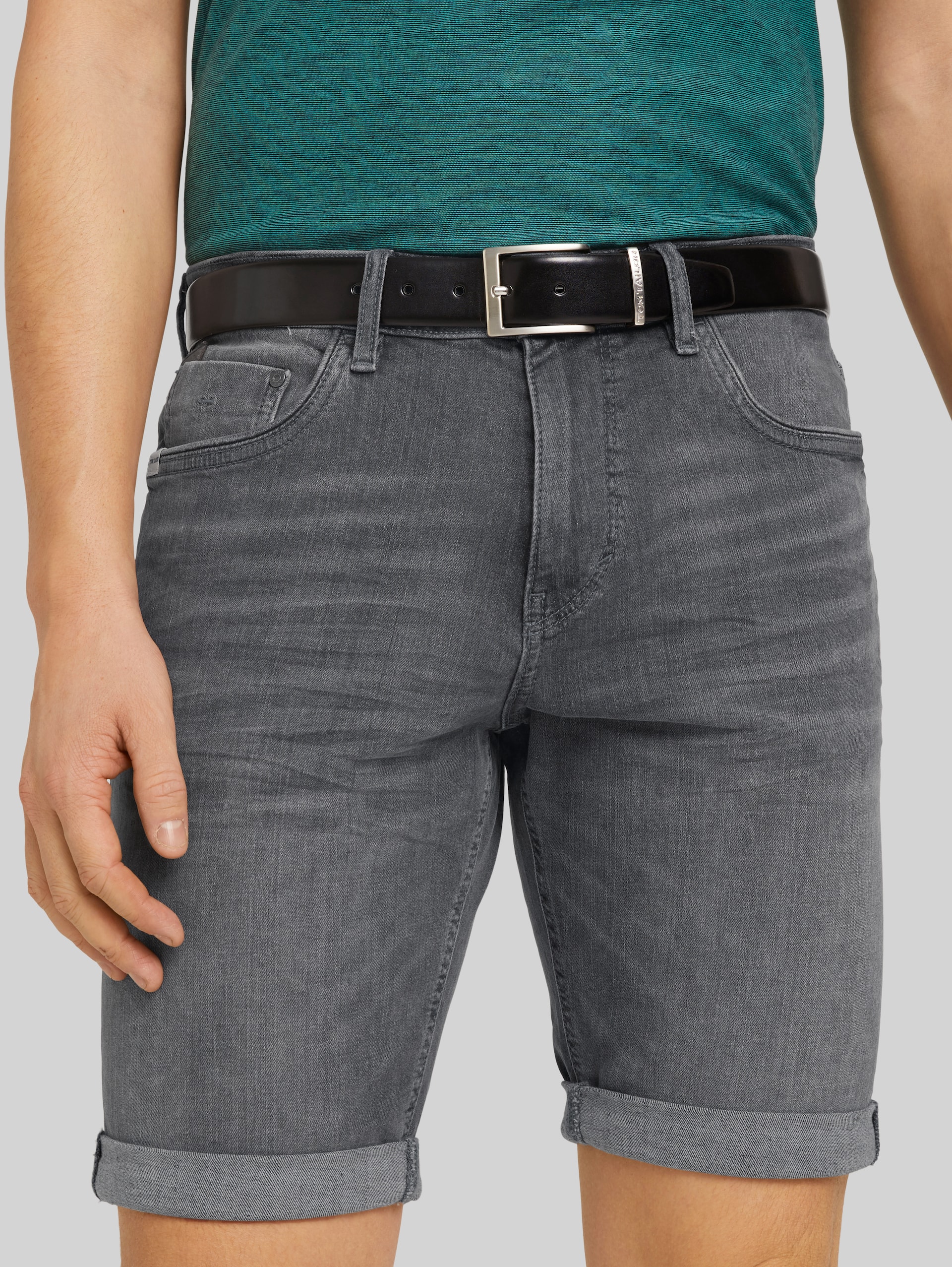TTBILL belt with square pin buckle - black uni