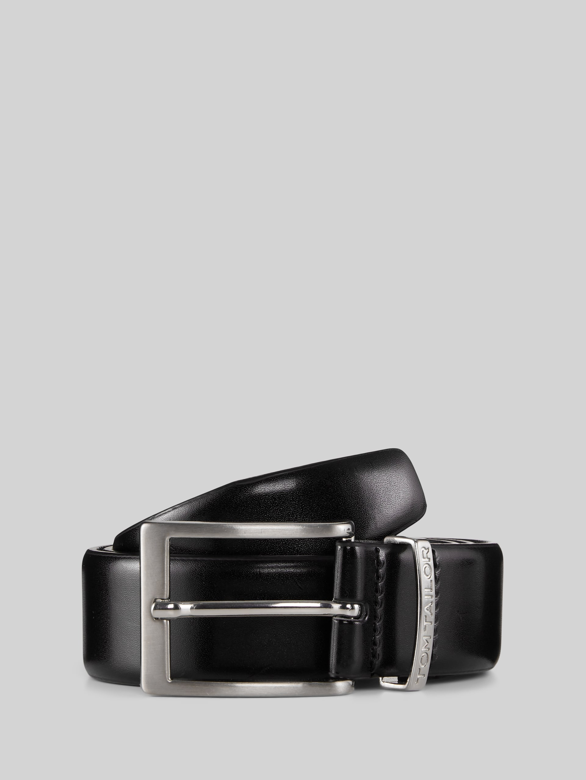 TTBILL belt with square pin buckle - black uni - Front product view