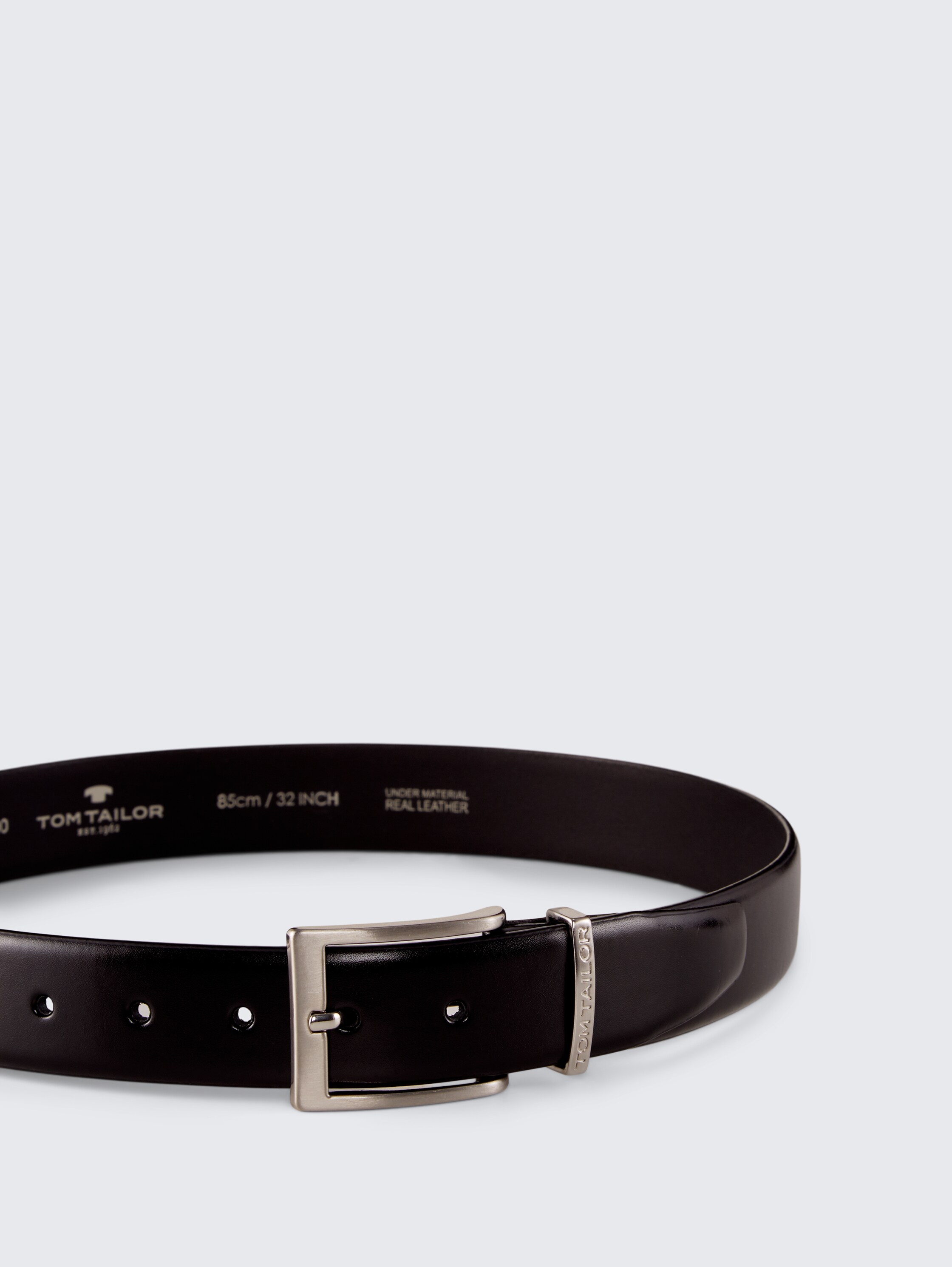 TTBILL belt with square pin buckle - black_uni - 