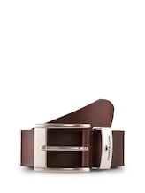 Not Selected, TTTOM leather belt with square pin buckle by , brown