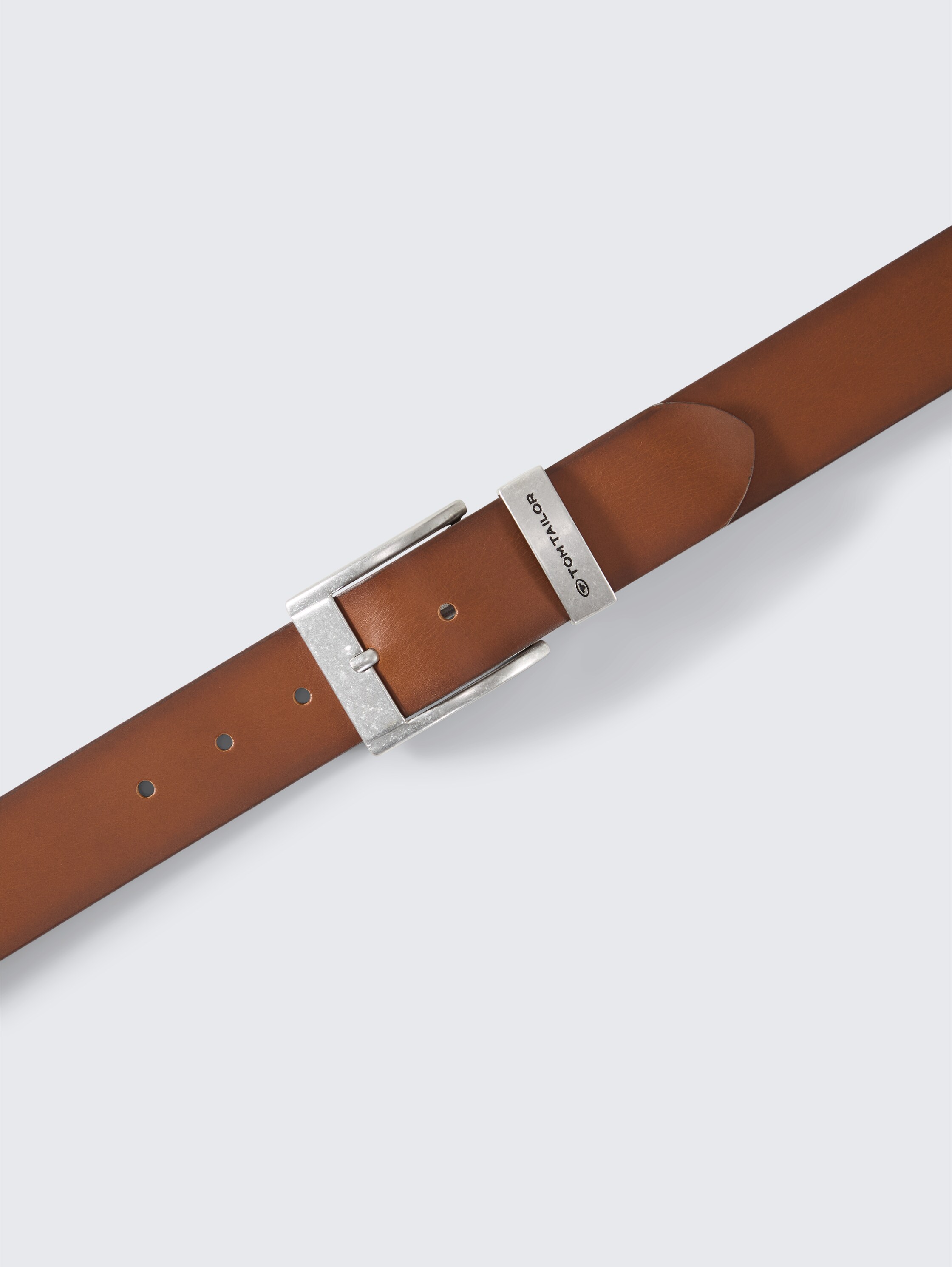 TTTOM leren riem met vierkante gesp - light_brown_uni -