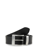 Ausgewählt, Ledergürtel mit schmaler Schnalle von Tom Tailor, schwarz