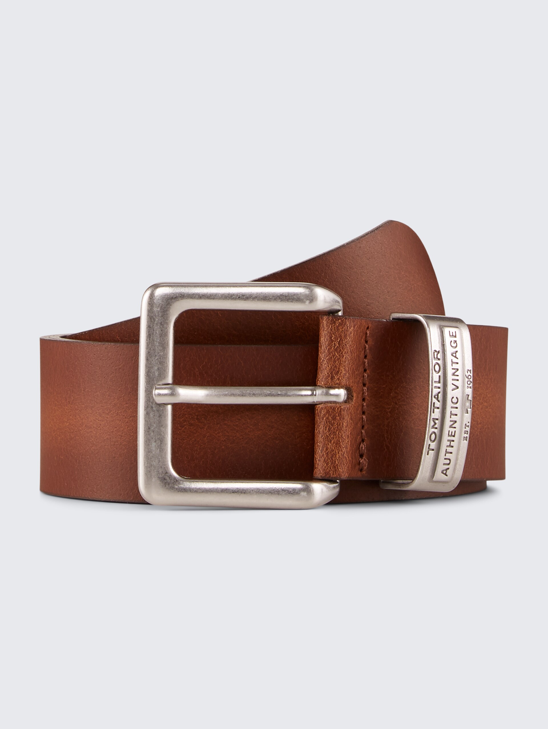 TTHARRY Ledergürtel mit eckiger Dornschließe - light brown uni - Vorder-Produkt-Ansicht