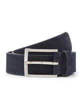 Geselecteerd, Riem in nubuck-look door Tom Tailor, blauw