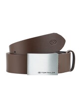 Ausgewählt, Ledergürtel von Tom Tailor, braun