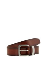 Nicht ausgewählt, TTJACOB Ledergürtel mit eckiger Dornschließe von , braun