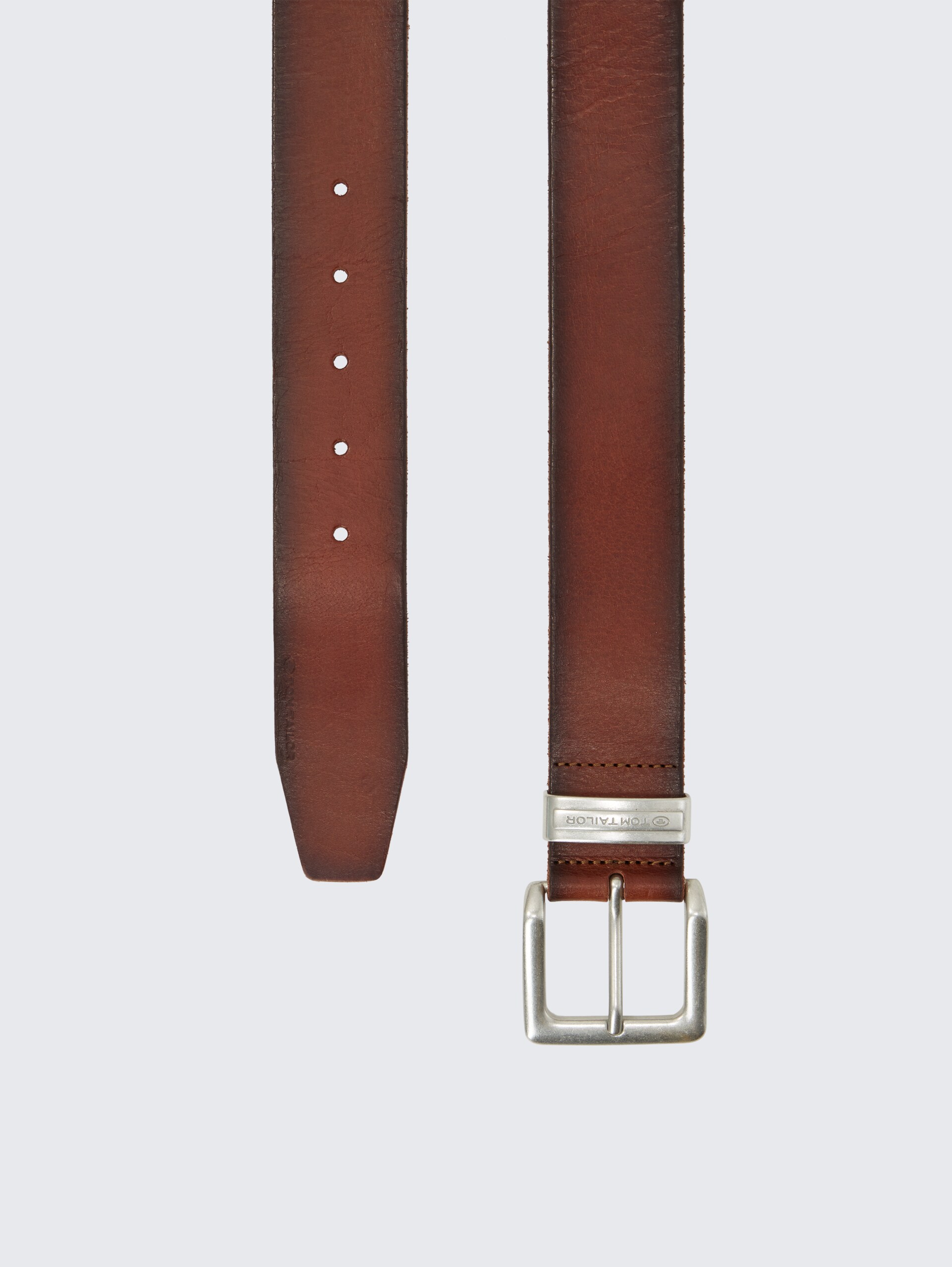 TTJACOB Ledergürtel mit eckiger Dornschließe - light brown - Produkt-Ansicht von oben 