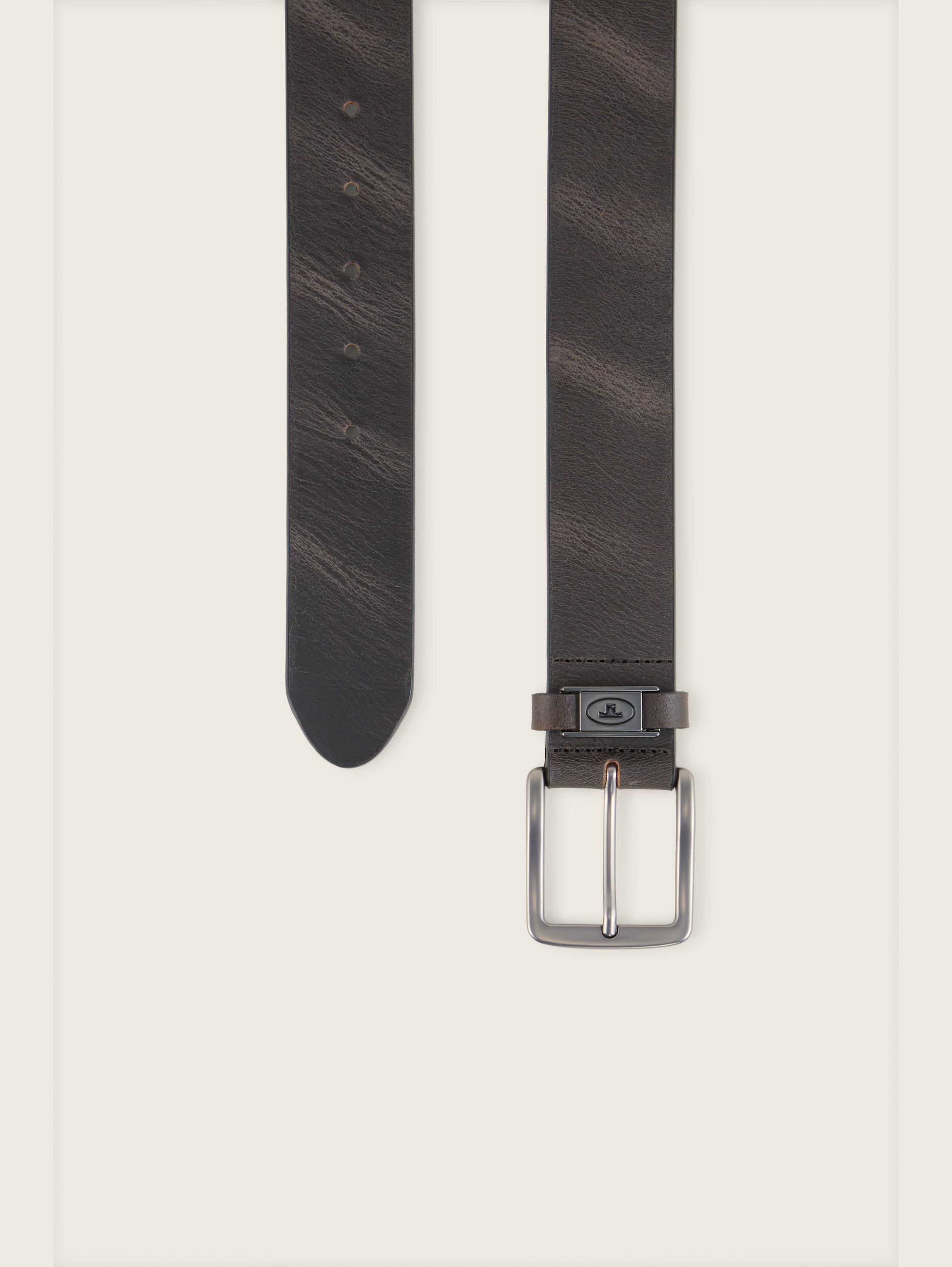 Ledergürtel - black uni - Produkt-Ansicht von oben 