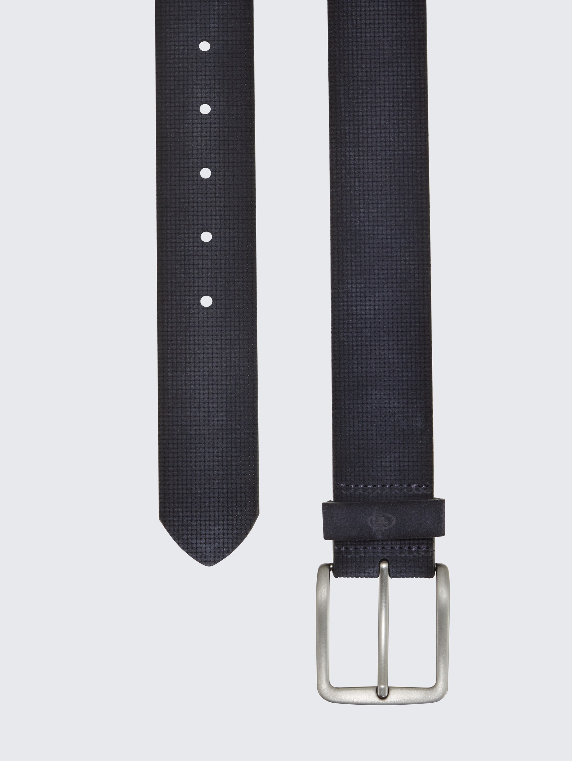 TTBART Ledergürtel mit eckiger Dornschließe - navy uni - Produkt-Ansicht von oben 
