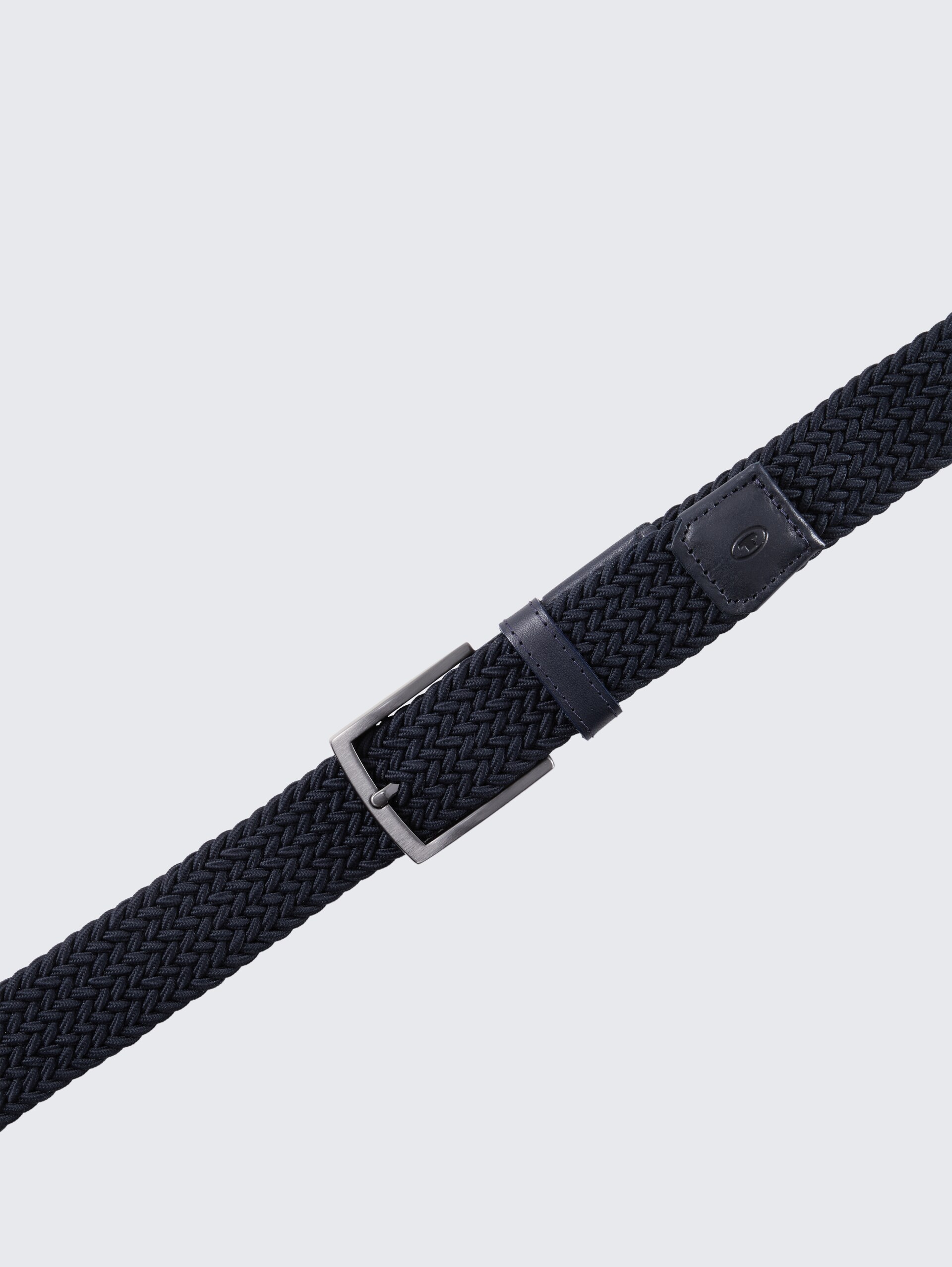 TTJAMIE Elastischer Flechtgürtel mit eckiger Dornschließe - navy uni - Produkt-Ansicht von oben 