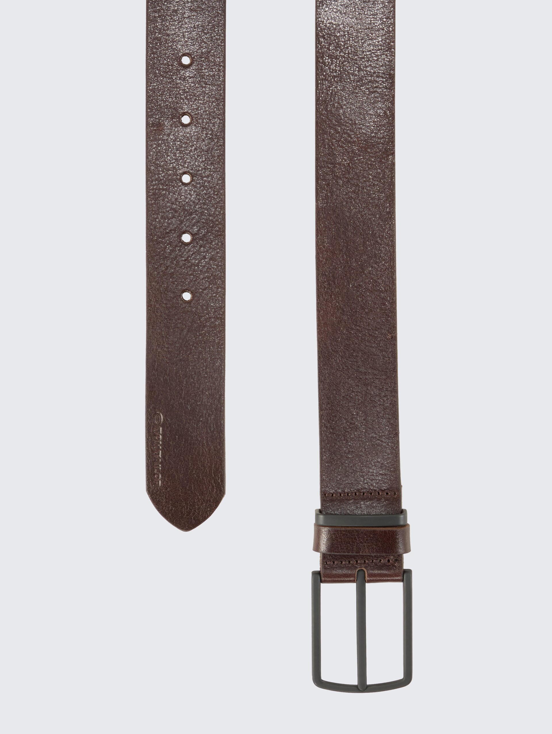 TTHENRY Ledergürtel mit eckiger Dornschließe - brown uni - Produkt-Ansicht von oben 