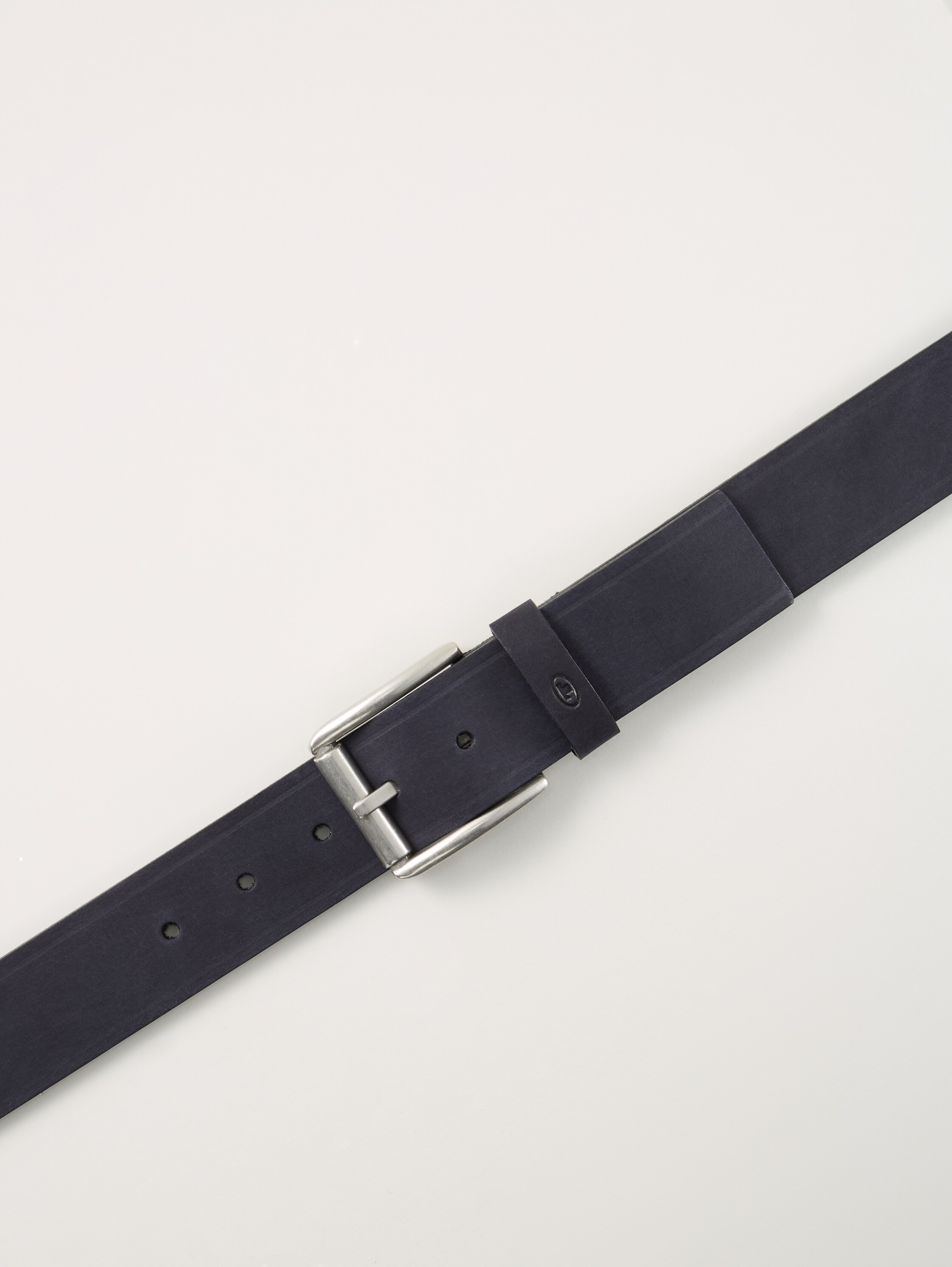 TTJAY leather belt with square pin buckle - dark_navy - 