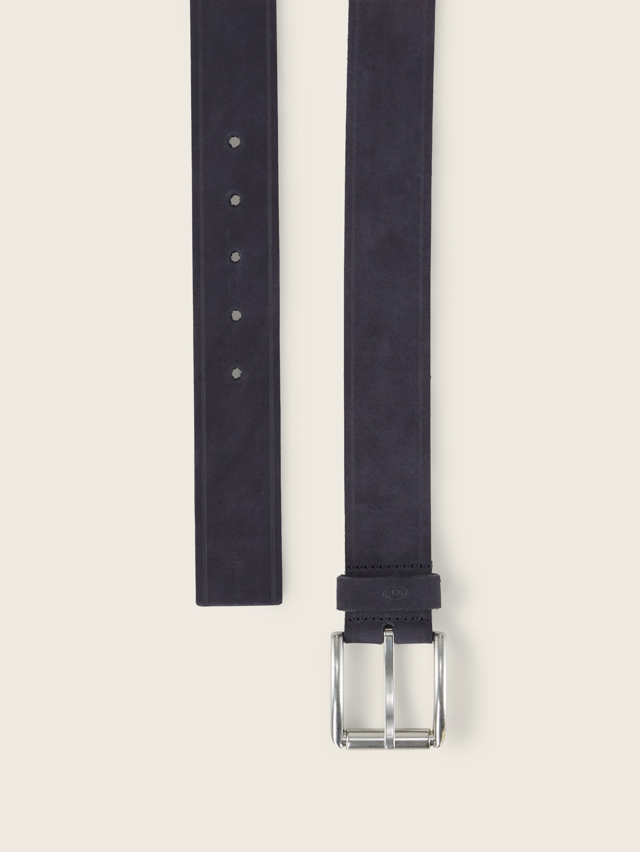 TTJAY leather belt with square pin buckle - dark_navy - 