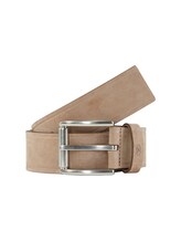Not Selected, TTJAY leather belt with square pin buckle by , beige