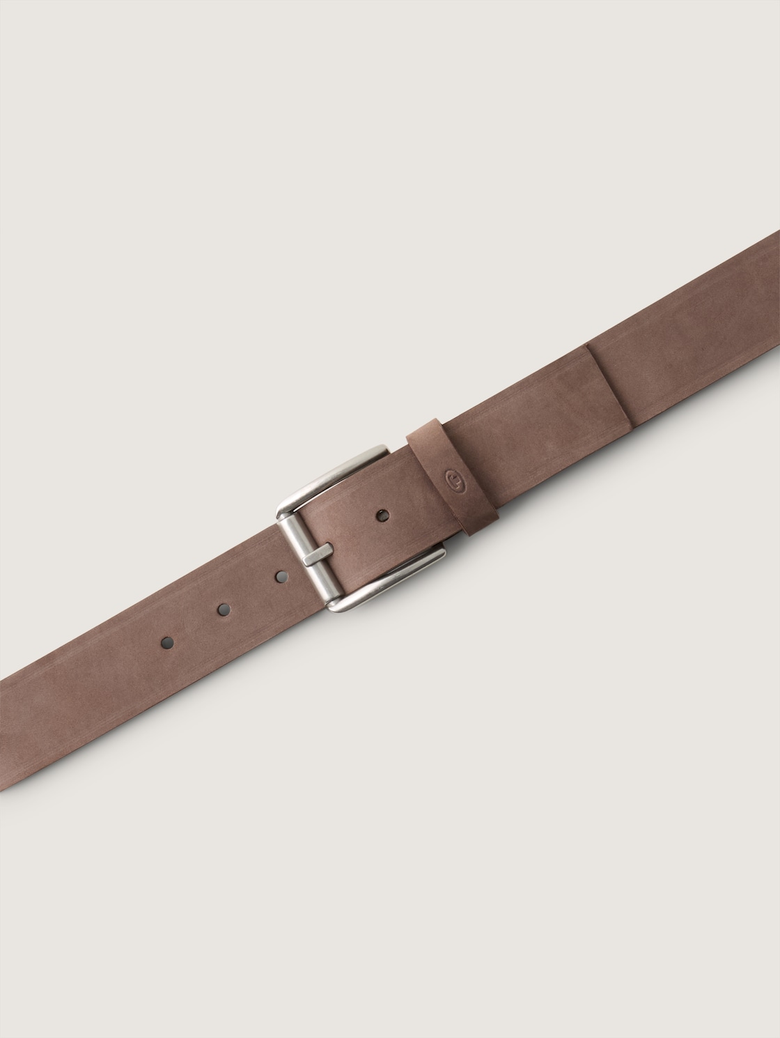 TTJAY Ledergürtel mit eckiger Dornschließe - brown uni - Produkt-Ansicht von oben 