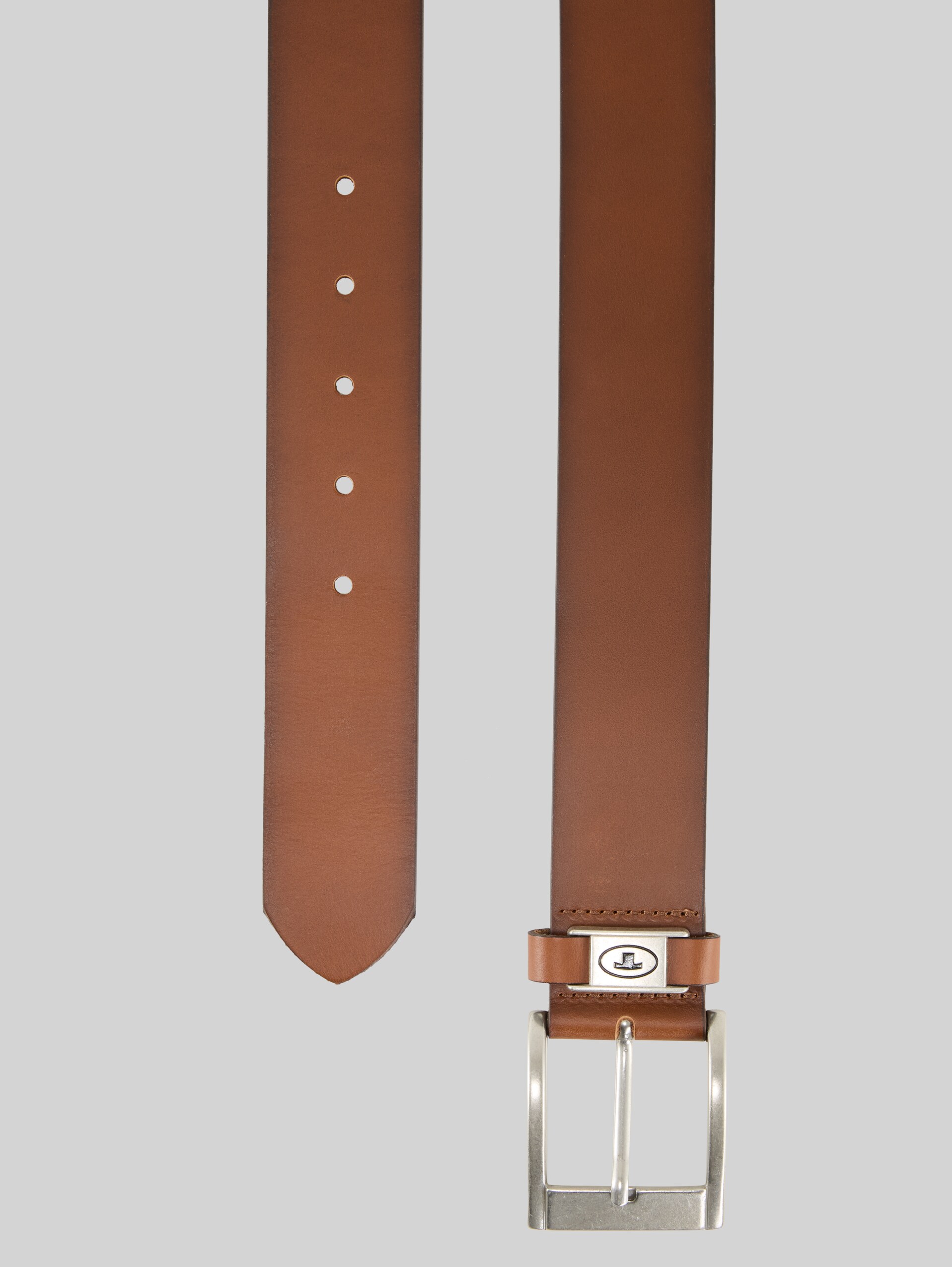 TTNATHAN leather belt with square pin buckle - light brown uni - Product view from top 