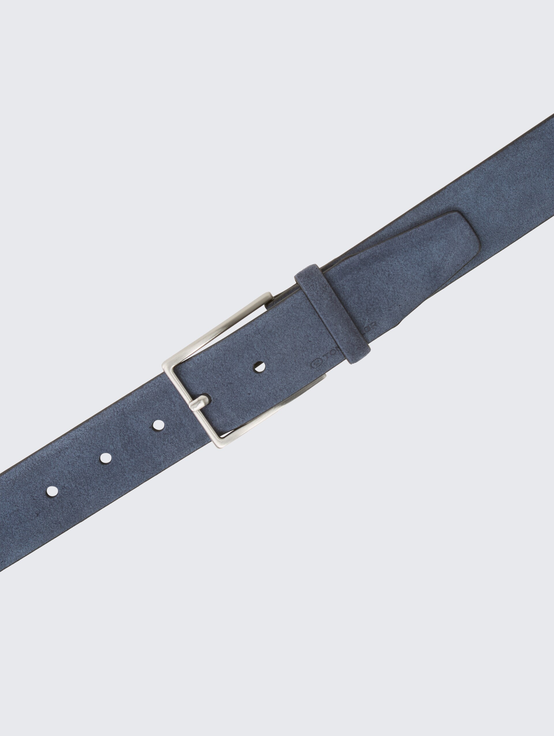 TTLOGAN Velourledergürtel mit eckiger Dornschließe - navy uni - Produkt-Ansicht von oben 