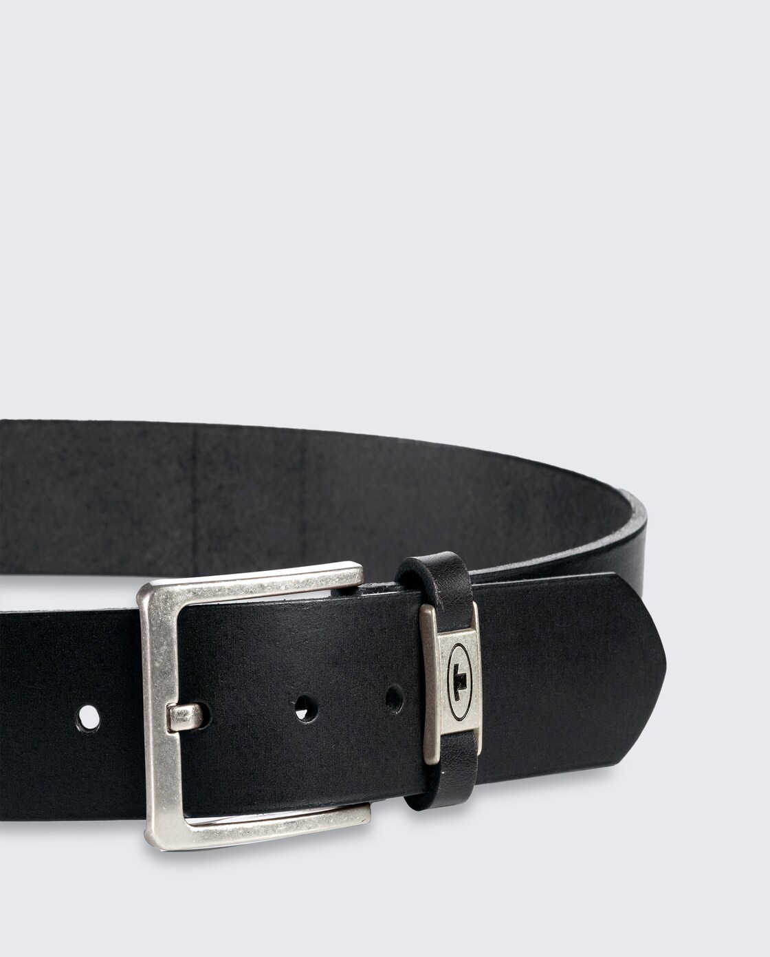 TTCOREY Ledergürtel mit eckiger Dornschließe - black uni - Produkt-Ansicht von oben 