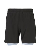 Selected, Functional shorts 2 in 1 by Tom Tailor, black