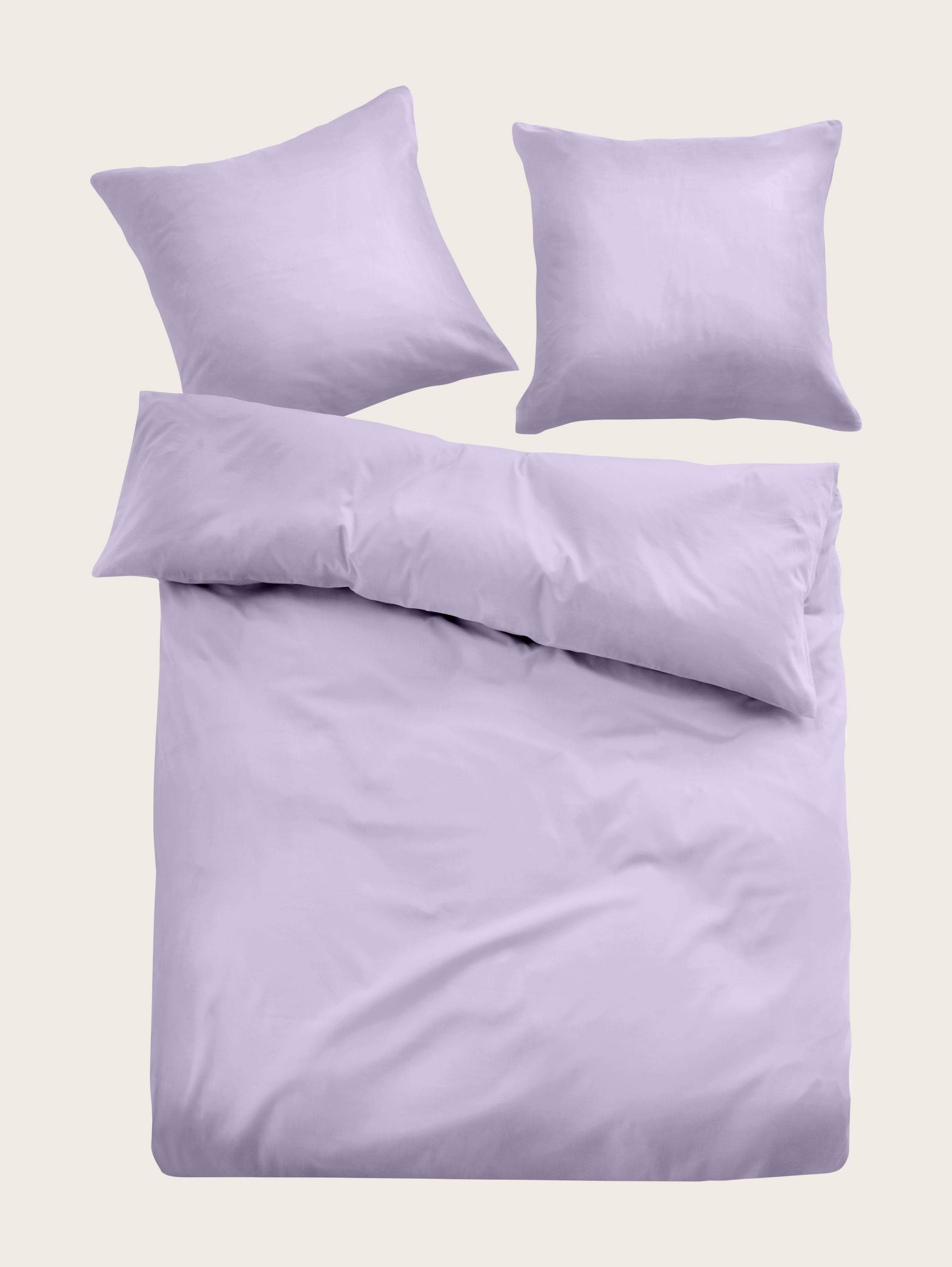 Parure de lit en percale - lilac