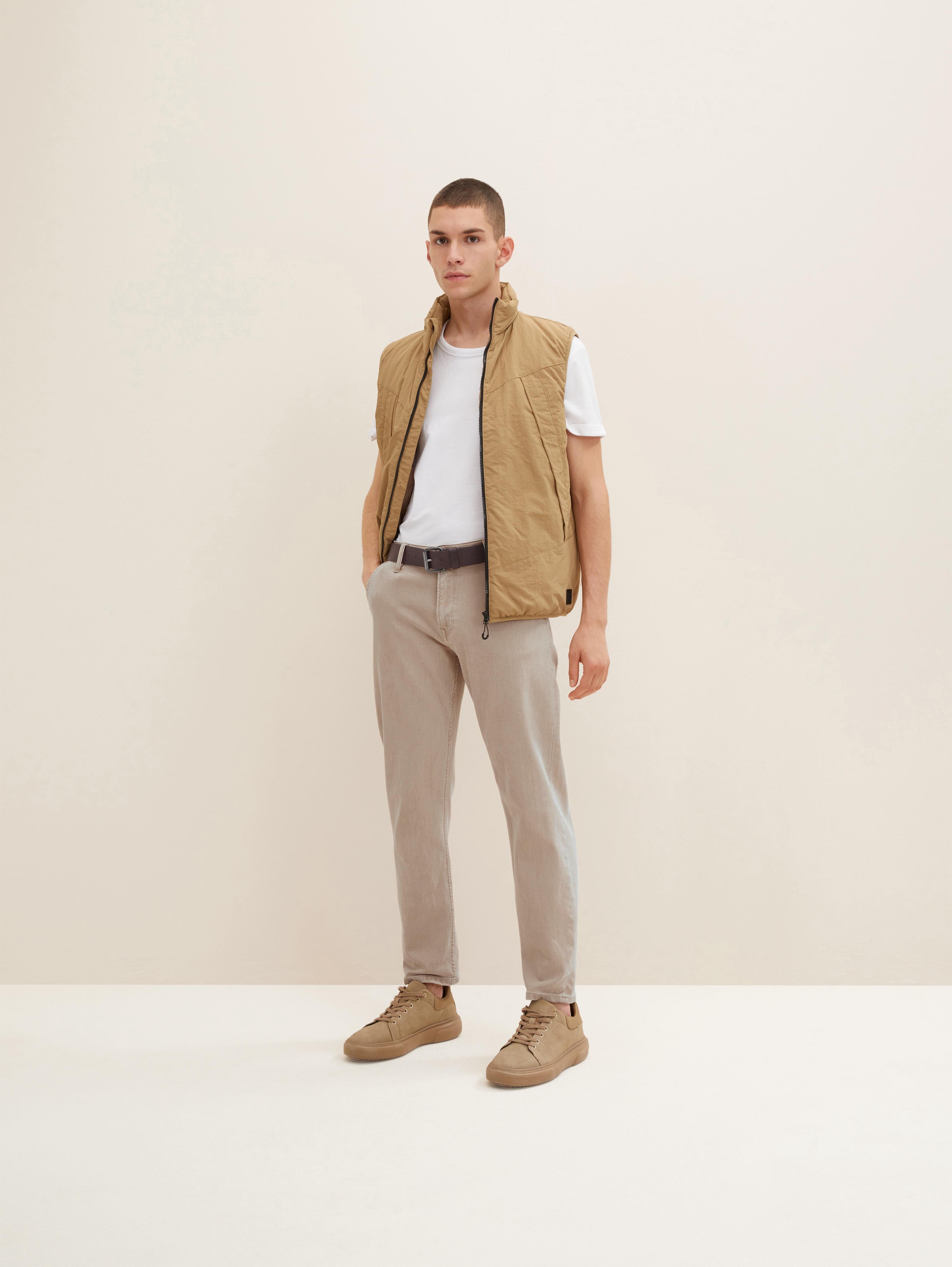 TTJACK Ledergürtel mit abgerundeter Dornschließe von Denim Male, brown uni