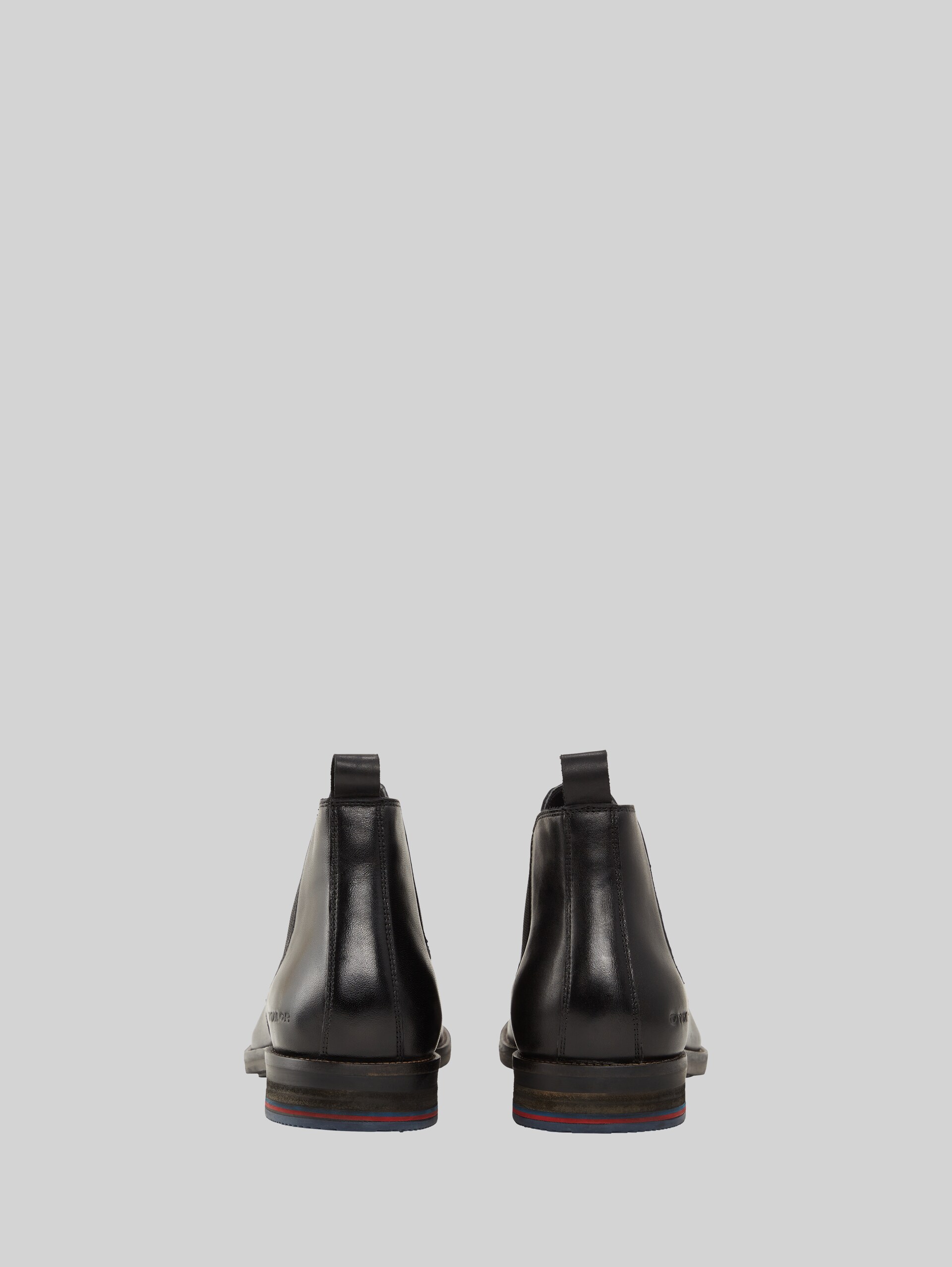 Enkellaarsjes met leer - black - Achteraanzicht product