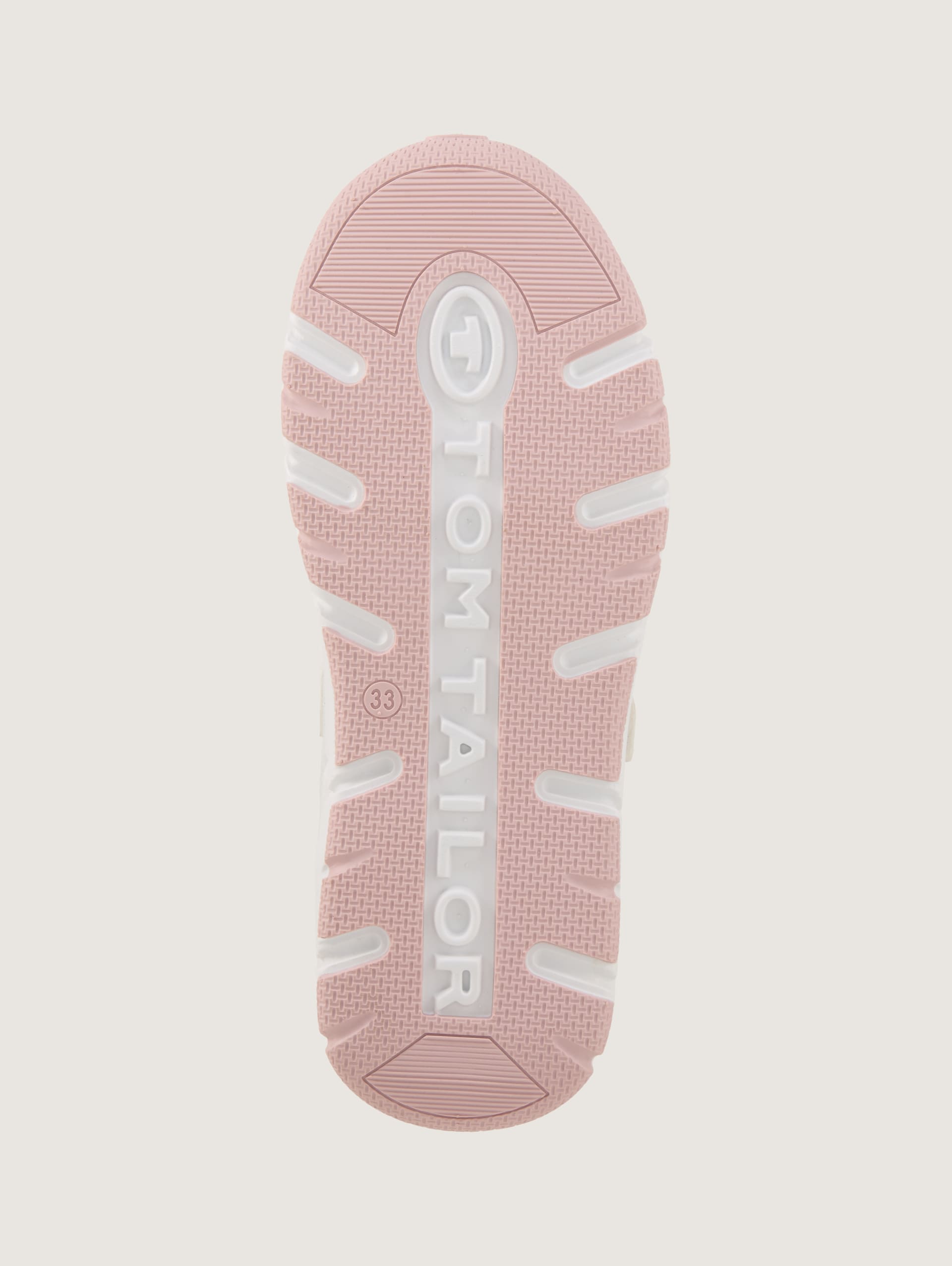 Sneakers met klittenband - silver-multi - Productaanzicht zool 