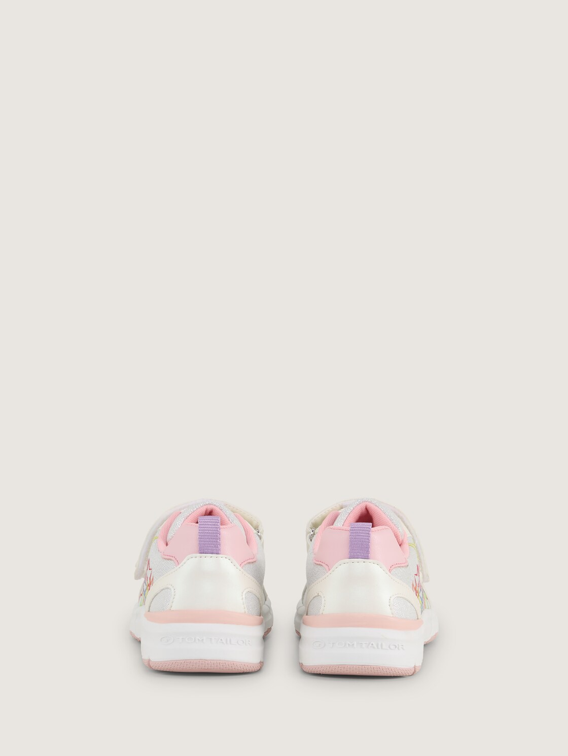 Sneaker mit Klettverschluss - silver-multi - Produkt-Rückansicht