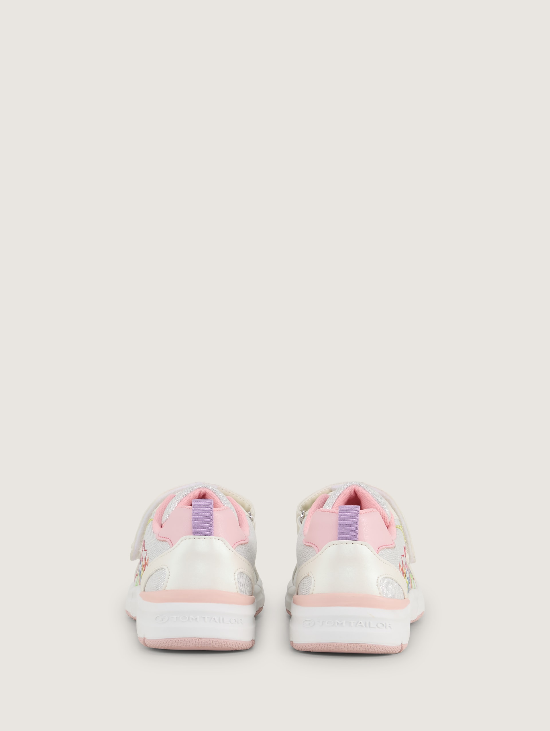 Sneakers met klittenband - silver-multi - Achteraanzicht product